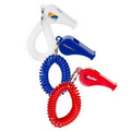 Whistle Coil Key Chain (Direct Import - 10 Weeks Ocean)